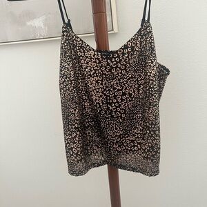Sequin Leopard Print Women's Top